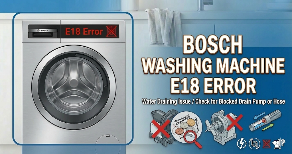 Bosch washing machine E18 error