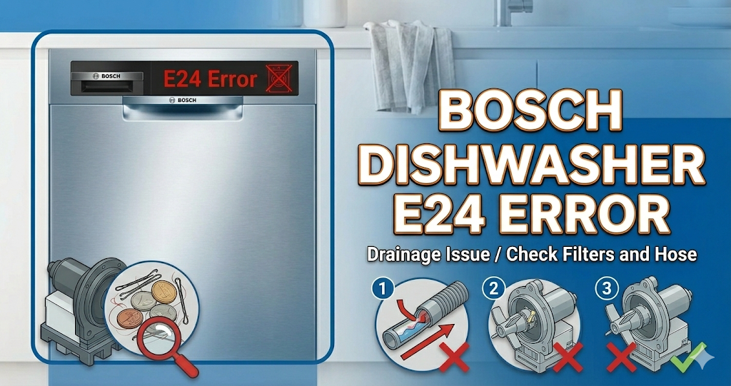 Bosch dishwasher E24 error