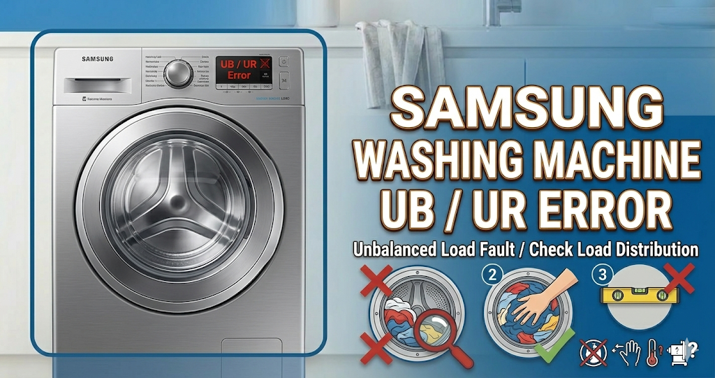 Samsung washing machine UB UR error