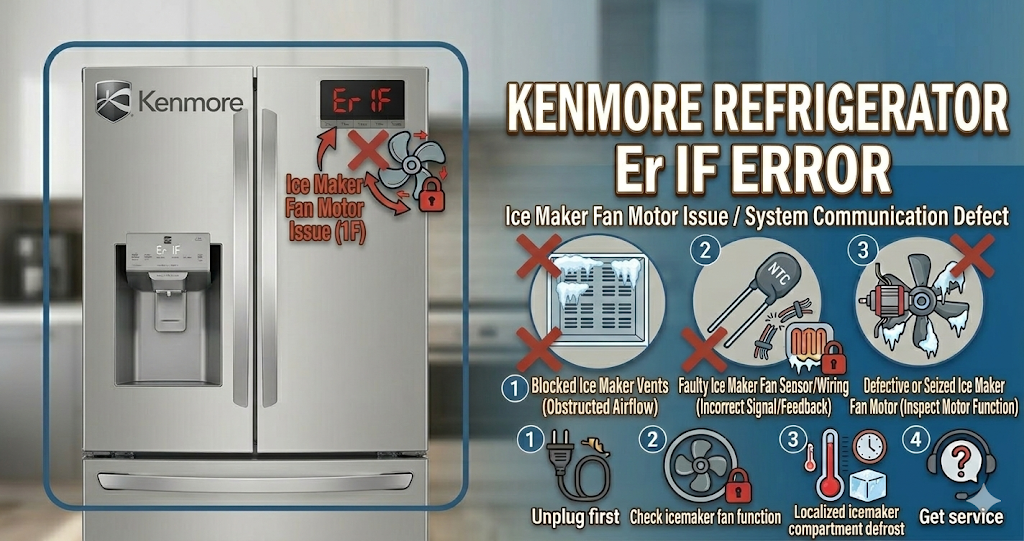 Kenmore refrigerator Er 1F error