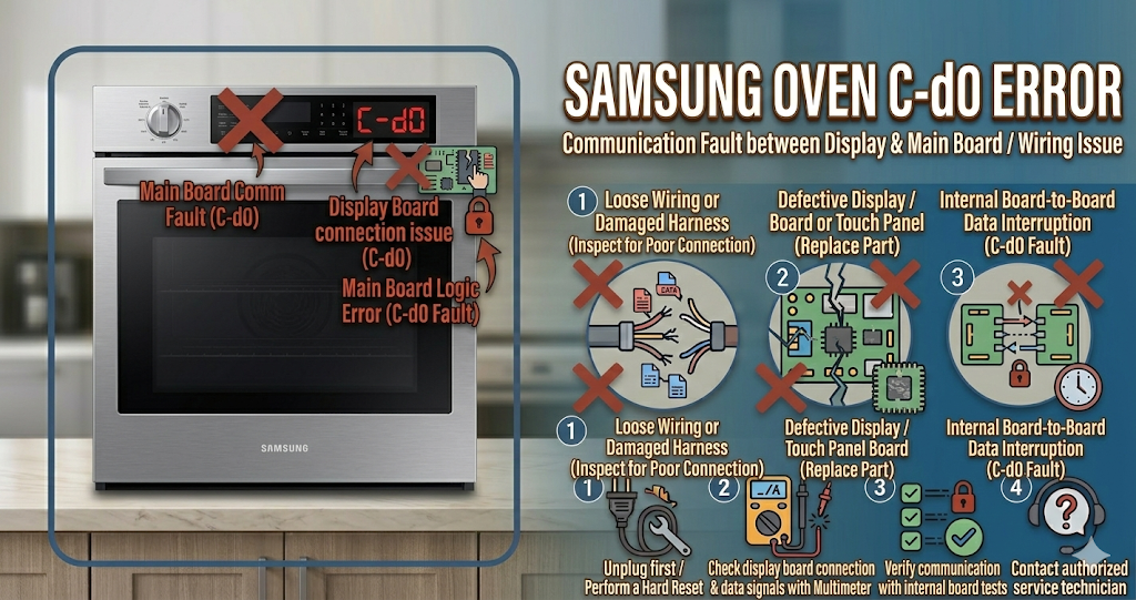 Samsung oven C-d0 error