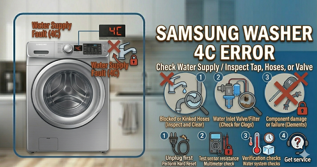 Samsung washer 4C error