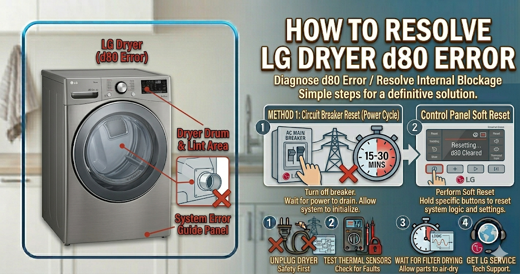 LG dryer d80 error