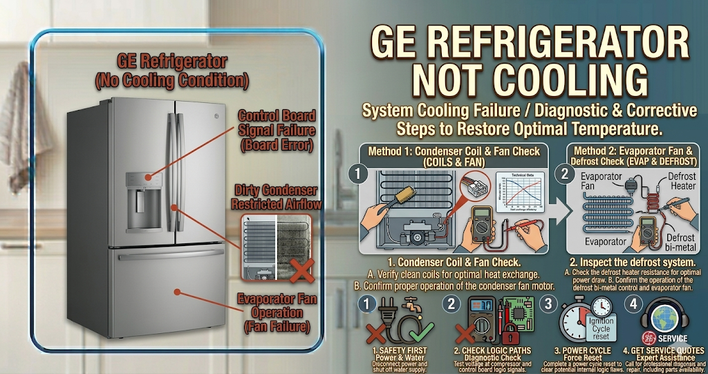 GE Refrigerator Not Cooling