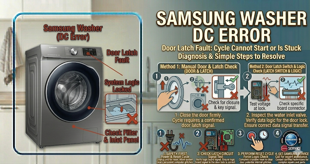 samsung washer dc error