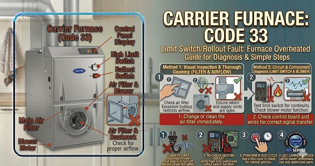 Carrier Furnace Code 33
