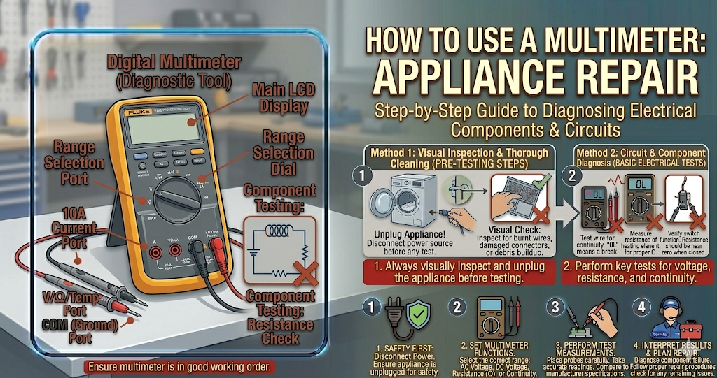 How to Use a Multimeter for Appliance Repair